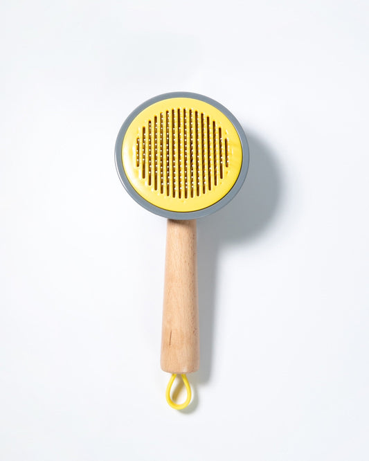 Pet Grooming Brush#color_yellow