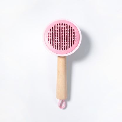 Pet Grooming Brush#color_pink