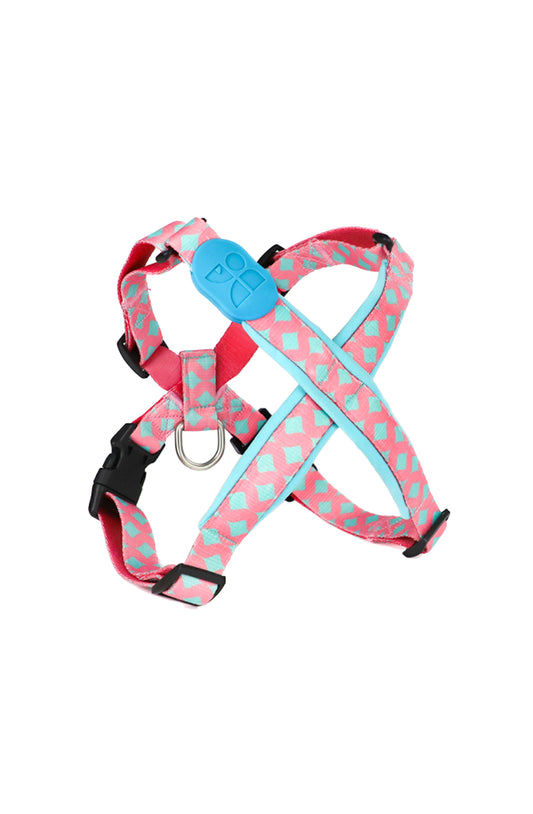 X Shape Air Mesh Dog Harness - Trachea Protection