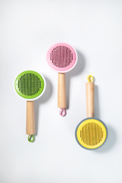 Wood Handle Pet Grooming Brush