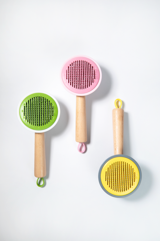 Wood Handle Pet Grooming Brush