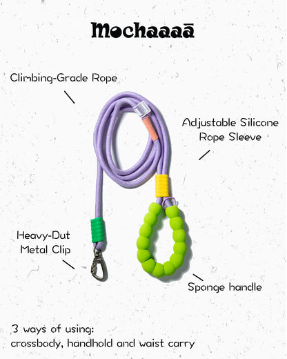 Dopamine Color Dog Leash  - Hands Free