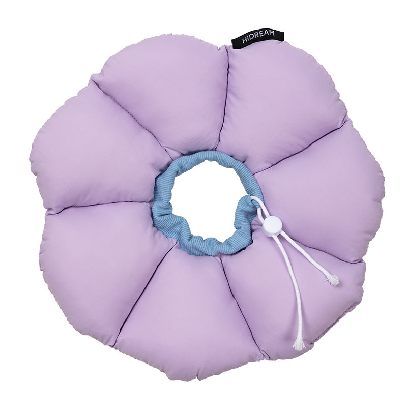 Soft Flower Adjustable Pet Recovery Collar – Waterproof Anti-Lick Cone for Cats & Small Dogs