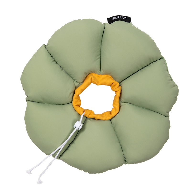 Soft Flower Adjustable Pet Recovery Collar – Waterproof Anti-Lick Cone for Cats & Small Dogs