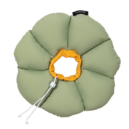 Soft Flower Adjustable Pet Recovery Collar – Waterproof Anti-Lick Cone for Cats & Small Dogs